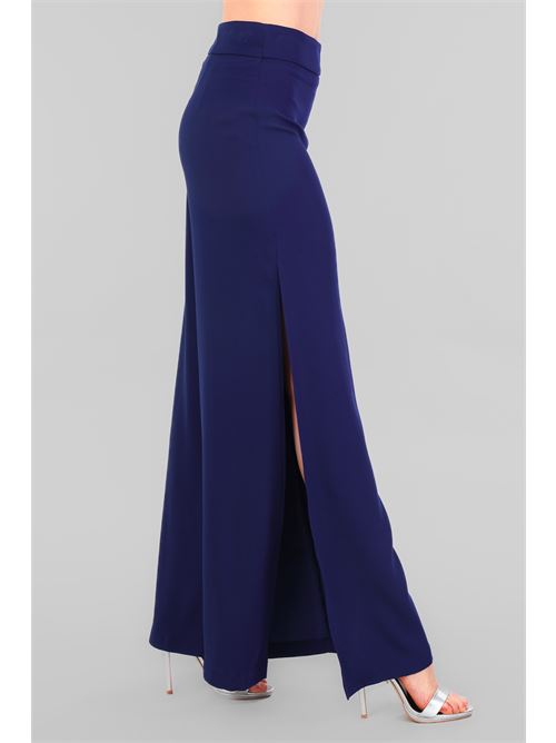Pantalone palazzo in cady Love To Love by Gai Mattiolo | LV1961BLU